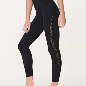 NWOT Lululemon *special edition* Wunder Under Lace Cut-out Leggings, Size 10